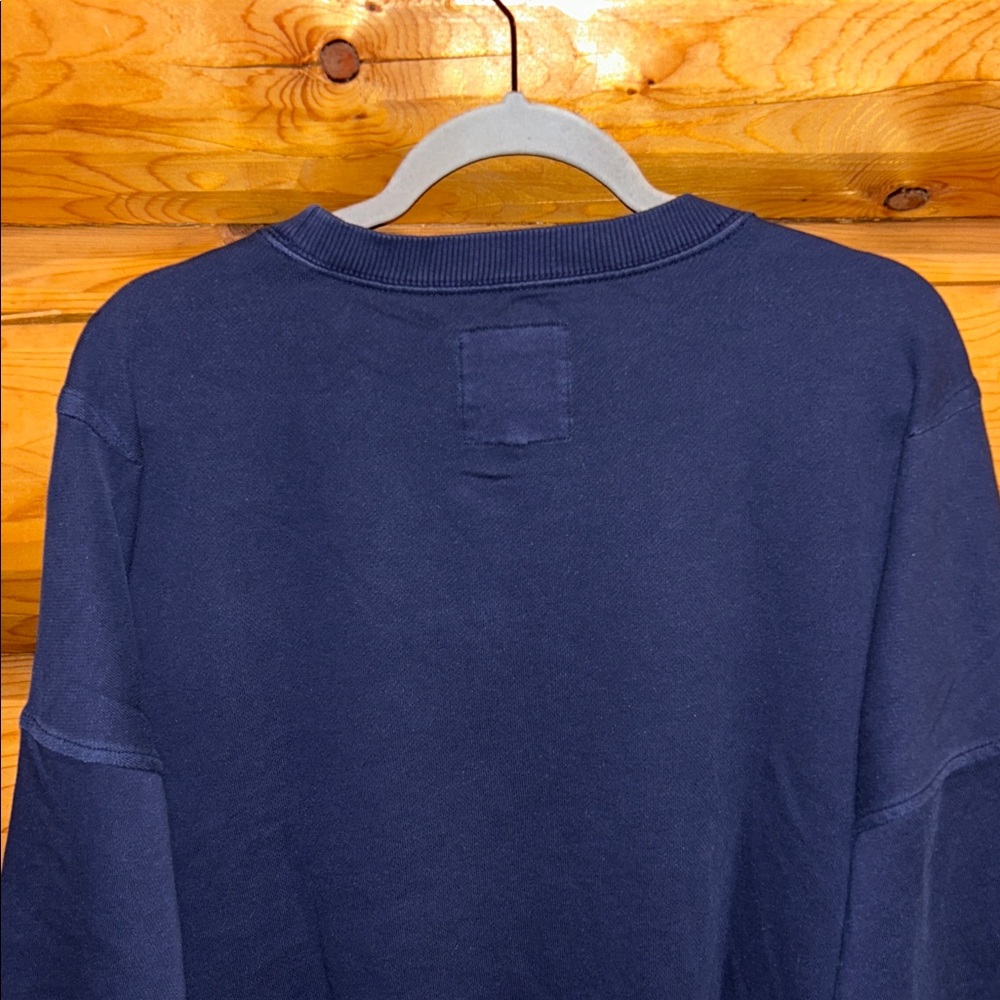 Aerie NWOT Classic Crew Sweatshirt Size Small in Navy - Picture 11 of 12
